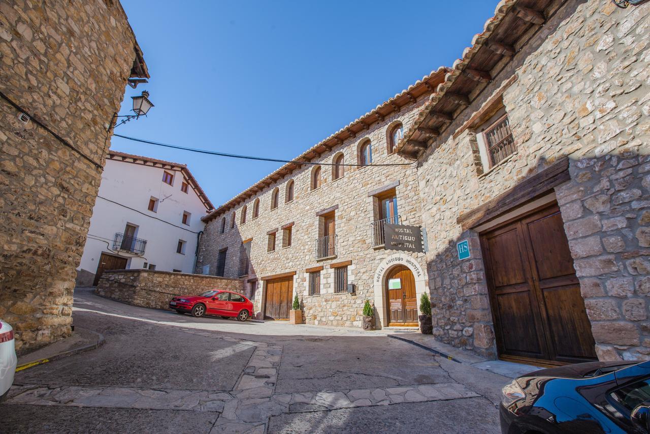 Hostal Antiguo Hospital Linares de Mora Exterior foto